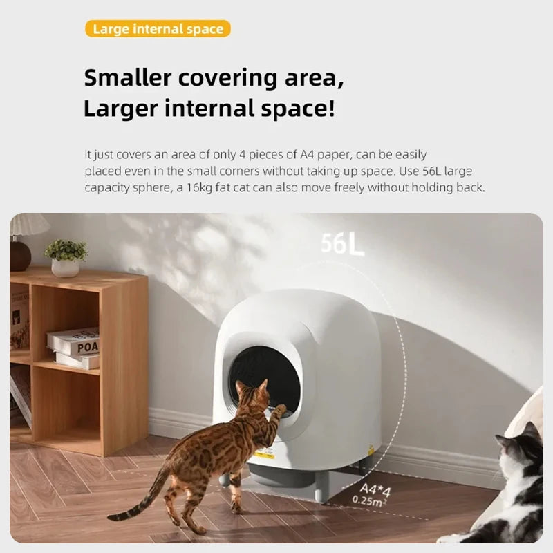 2.0 PRO – Smart Automatic Self-Cleaning Litter Box (56L)