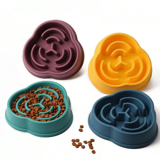 "Slow Feeder Dog Bowl – Anti-Choke Cloud Shape for Large Dogs"