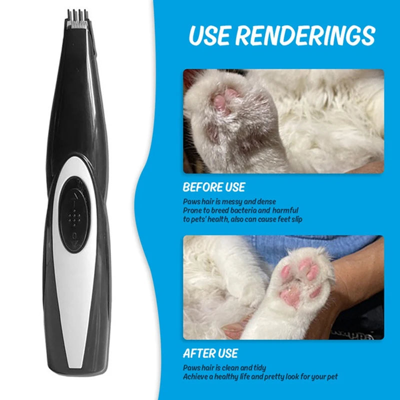 Electric Pet Clipper Grooming Kit – Rechargeable Hair Trimmer for Dogs & Cats
