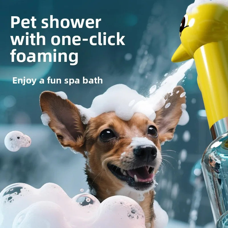 Automatic Pet Foam Sprayer – Quick-Foaming Bathing Tool for Dogs & Cats