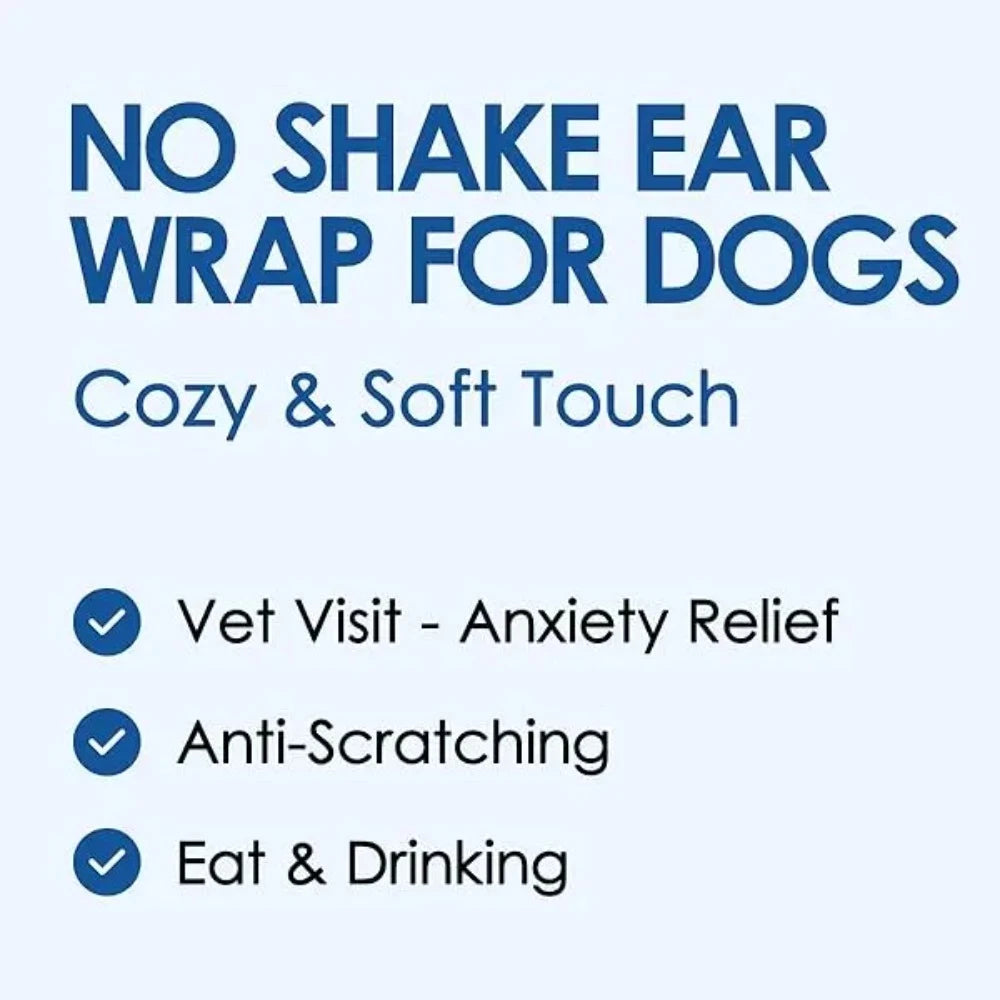 Waterproof Dog Ear Muffs – Noise-Cancelling Calming Hood for Swimming & Grooming