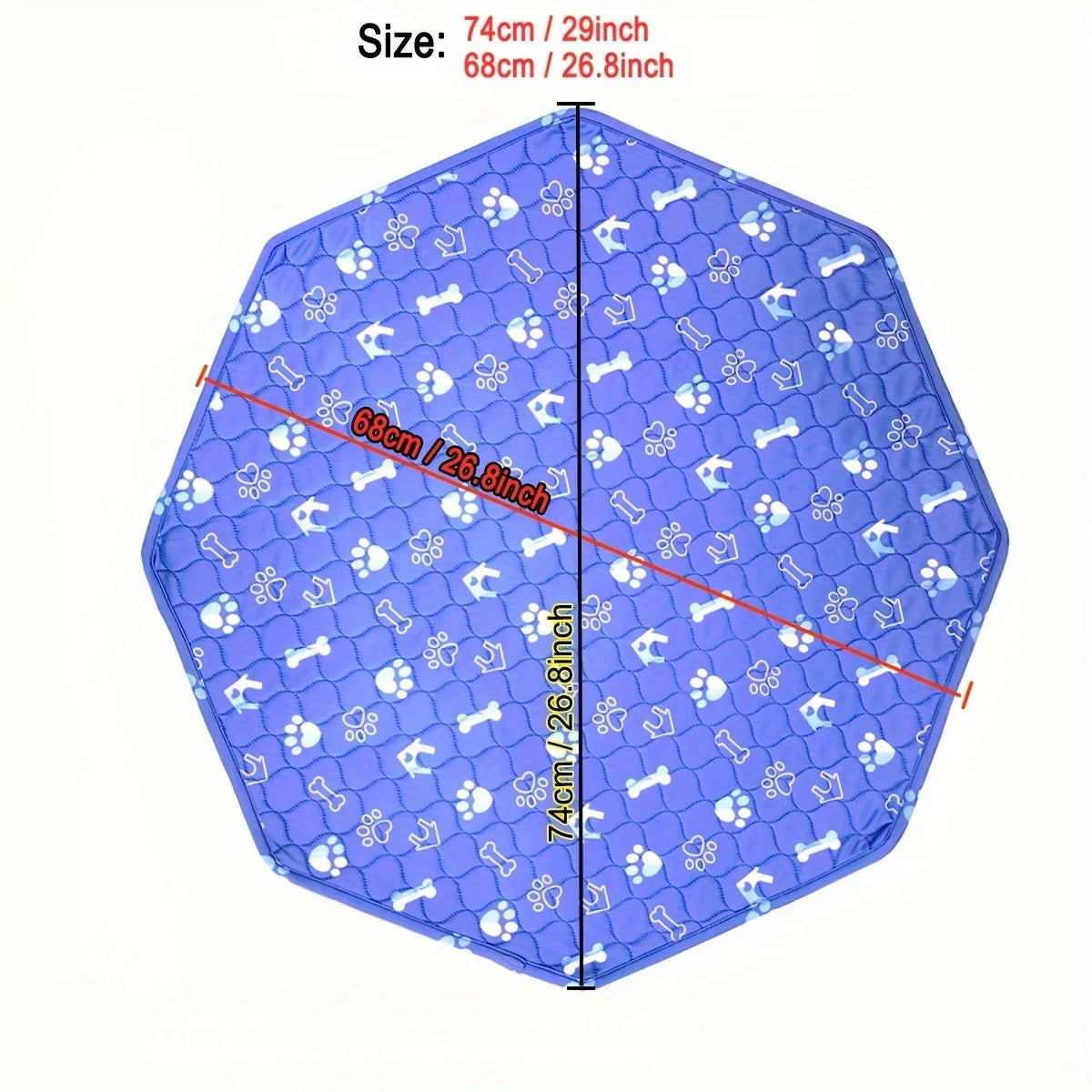 Washable Reusable Dog Pee Pad – Absorbent Training Mat