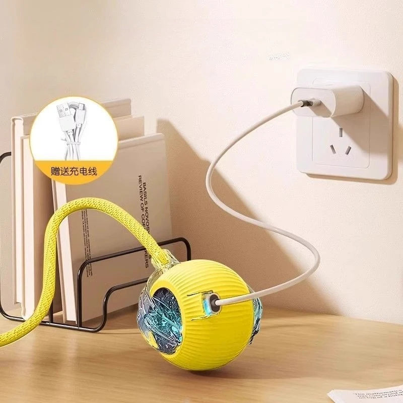 Automatic Cat Toy Ball – Silicone Rolling & Teasing Smart Kitten Toy