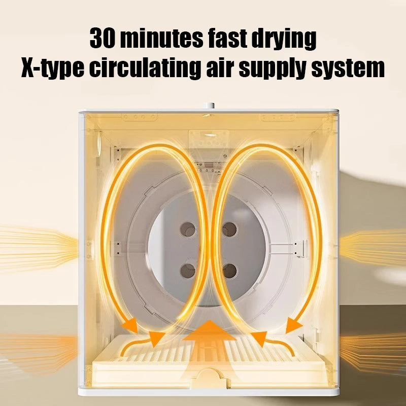 Foldable Pet Drying Box – 88L Large Automatic Dog & Cat Hair Dryer