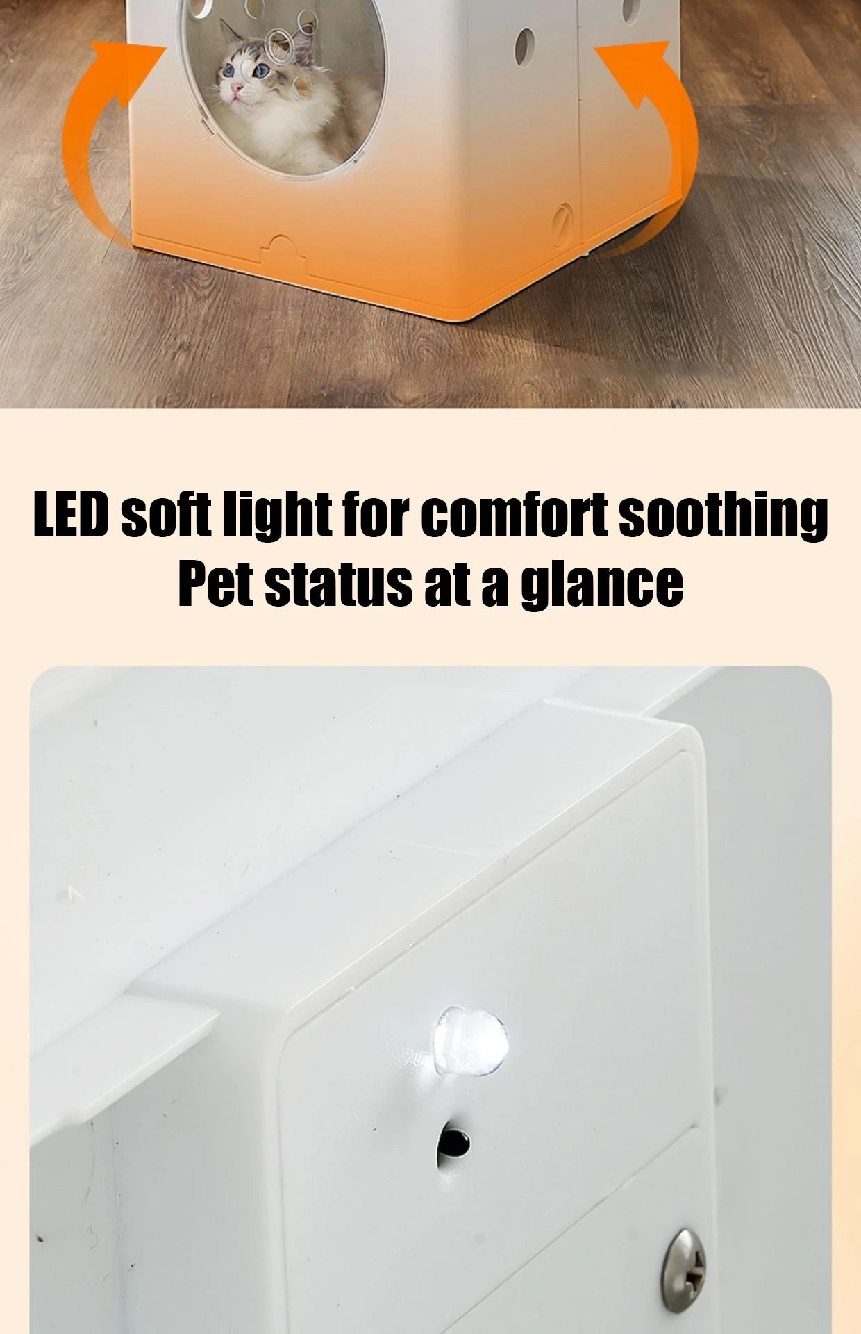 Foldable Pet Drying Box – 88L Large Automatic Dog & Cat Hair Dryer