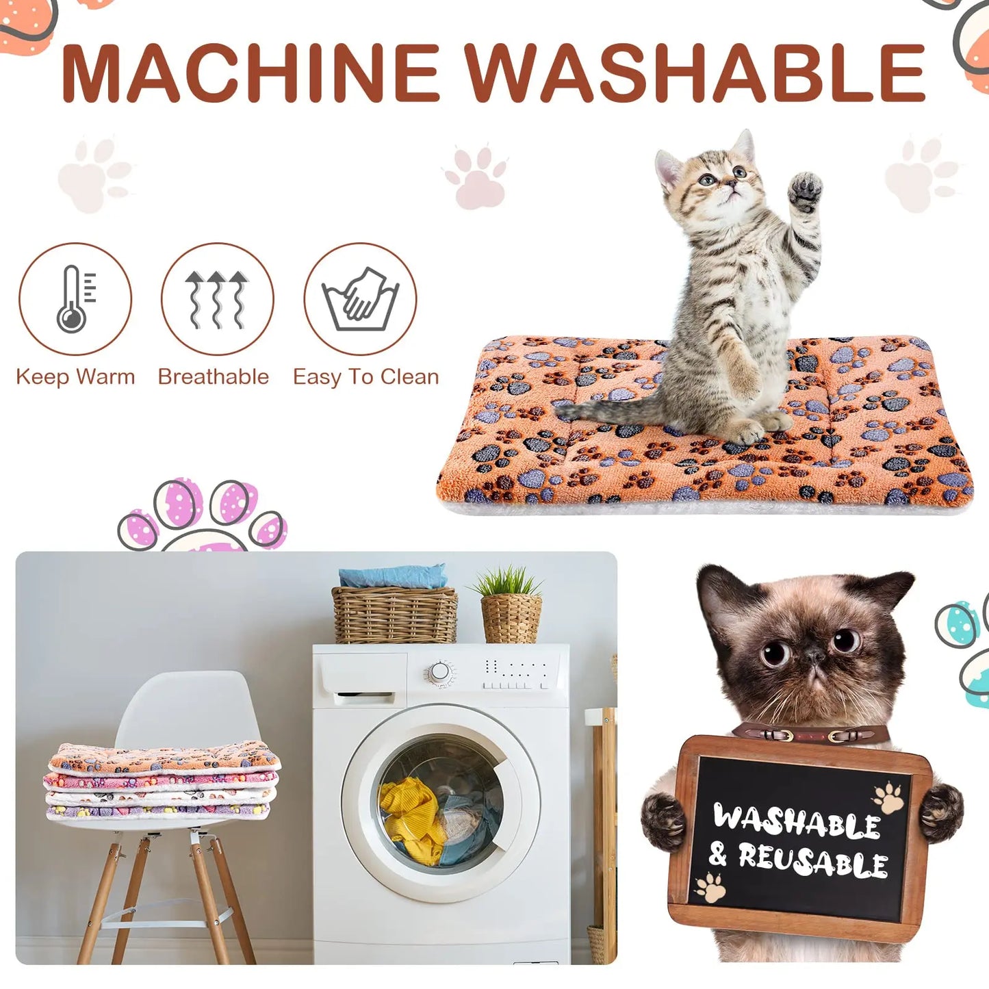 Dog & Cat Sofa Bed – Cozy Mattress & Cushion for Small & Large Pets