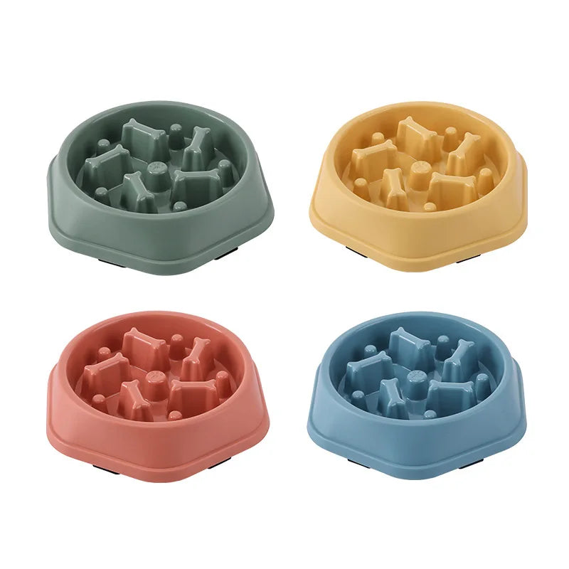 "Slow Feeder Pet Bowl – Anti-Choking, Non-Slip, Healthy"