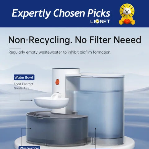 Pethiphop Smart Water Fountain – Wireless, Fresh, Automatic Flow