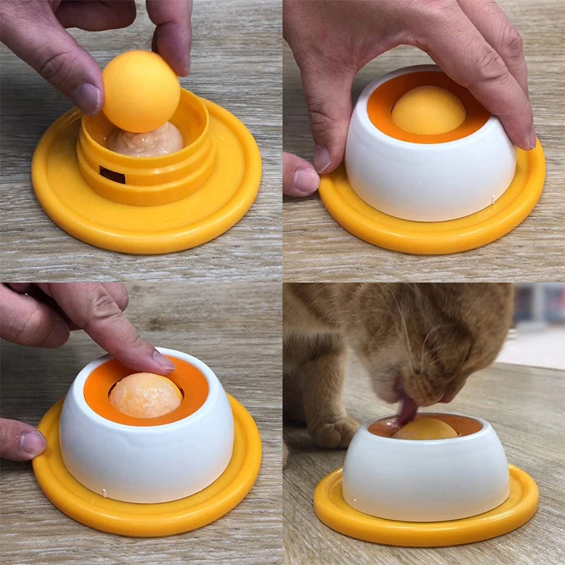 Anti-Spill Licking Plate – Slow Feeder & Interactive Treat Mat for Pets
