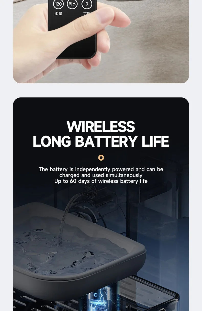 4.5L Smart Pet Water Dispenser – Automatic Cat & Kitten Fountain