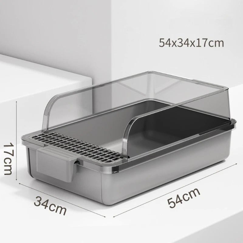 Extra Large Self-Cleaning Cat Litter Box – Closed & Odor Control