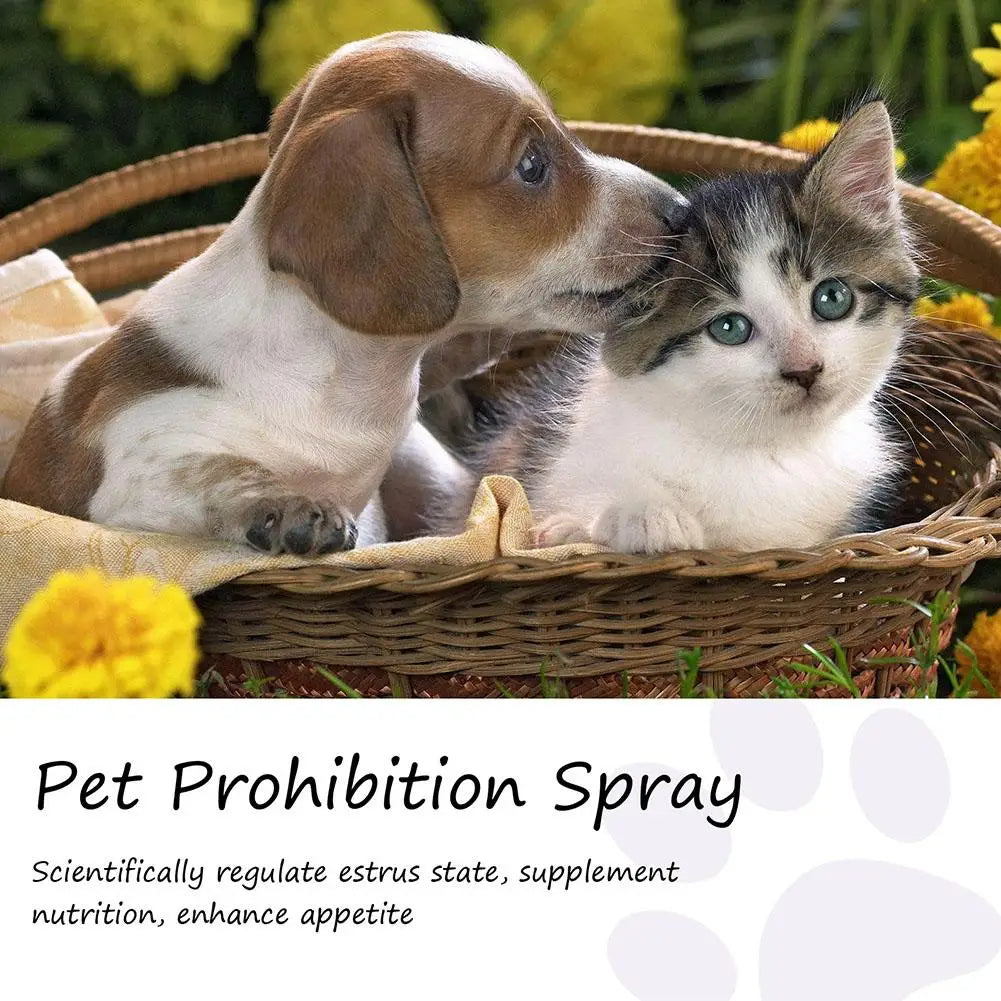 Pet Calming Spray – Pheromone Anxiety Relief for Cats & Dogs, Reduce Stress & Agitation