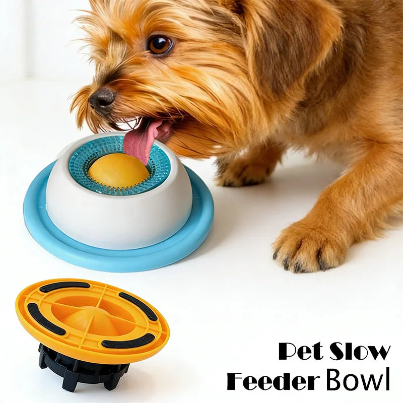 Yogurt Licking Plate Anti-spill Slow Feeder for Dogs Cats Teasing Bite Resistant Toy Interactive Snack Bowl Pet Licking Mat