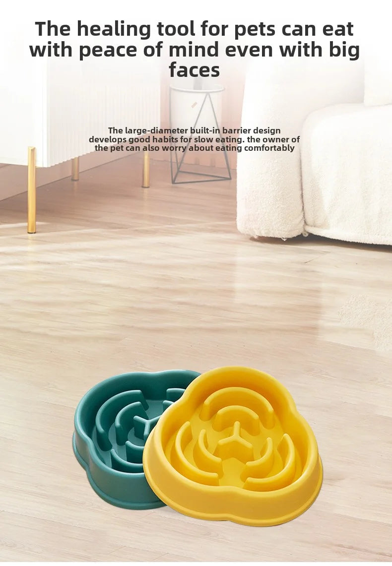 "Slow Feeder Dog Bowl – Anti-Choke Cloud Shape for Large Dogs"