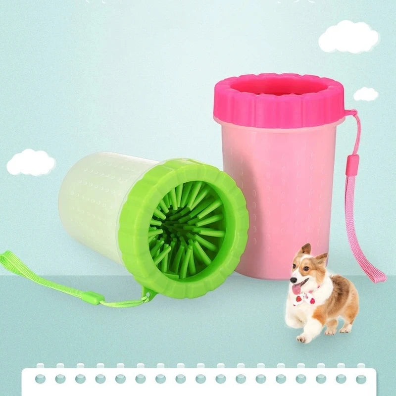 Portable Pet Paw Cleaner – Automatic Foot Washing Cup for Cats & Dogs