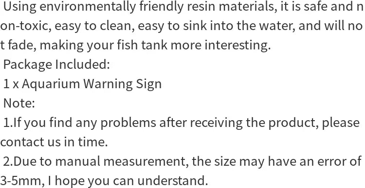 Resin Aquarium Decoration Ornaments