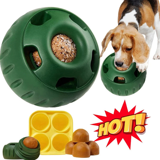 Refillable Silicone Dog Toy – Interactive Chew & Feeding Ball
