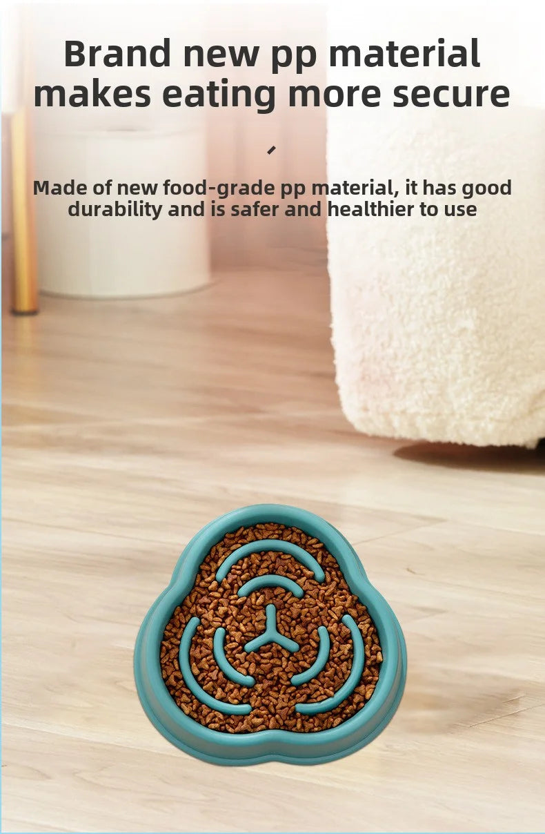 "Slow Feeder Dog Bowl – Anti-Choke Cloud Shape for Large Dogs"