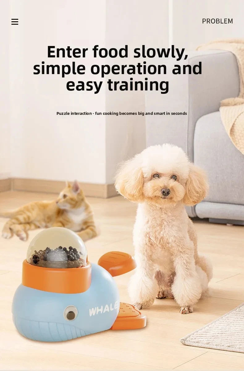 Interactive Slow Feed Treat Dispenser – Puzzle Toy for Dogs & Cats