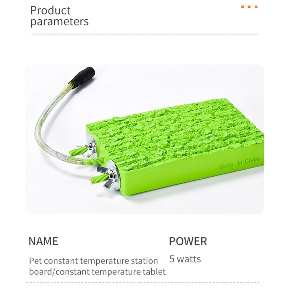 Bird Cage Heater Thermo Perch – Automatic Warmer Stand for Parrots & Small Birds