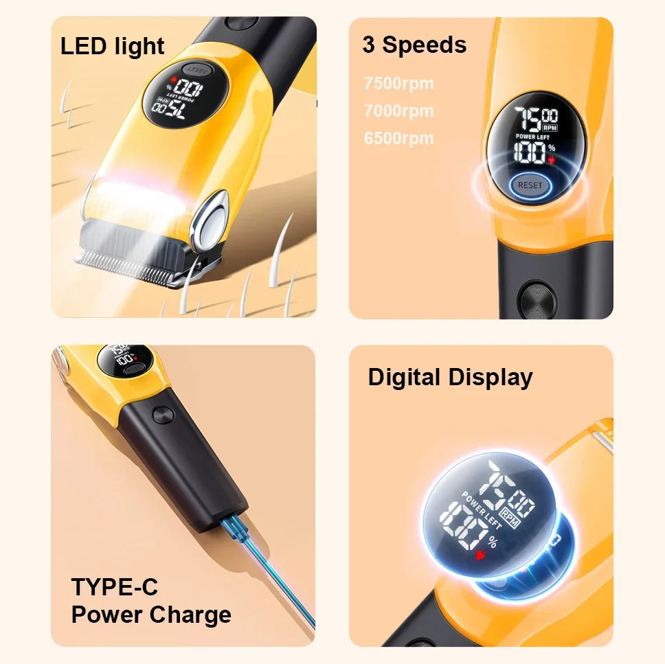 Professional Pet Hair Clipper – Dog, Cat & Puppy Grooming Kit