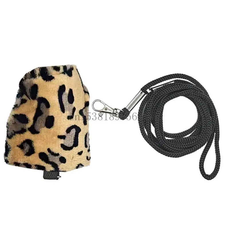 Bearded Dragon Harness with Leash – Warm Chest Costume for Lizards & Reptiles