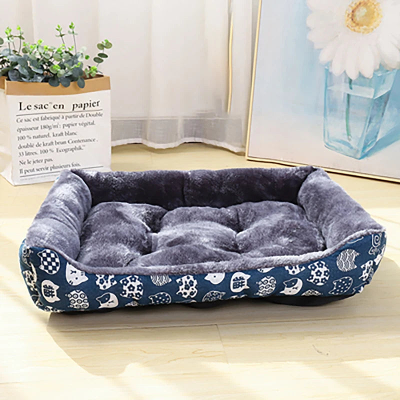 Cozy Dog & Cat Bed – Winter Sofa Mat, Cushion & Basket for All Sizes