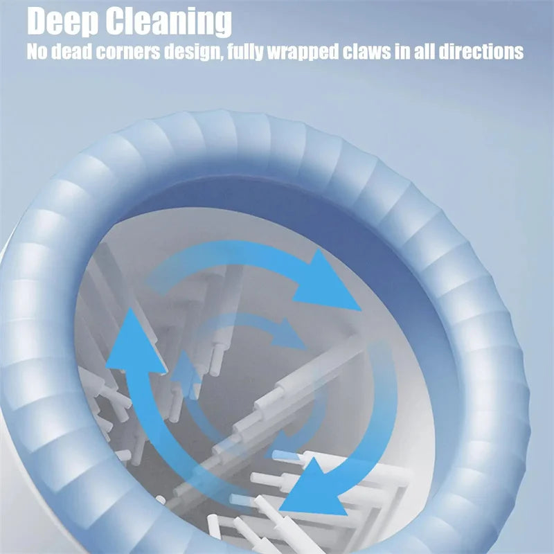 Automatic Paw Cleaner for Dogs & Cats – Soft Silicone Brush, USB-C Rechargeable, Waterproof & Portable Design