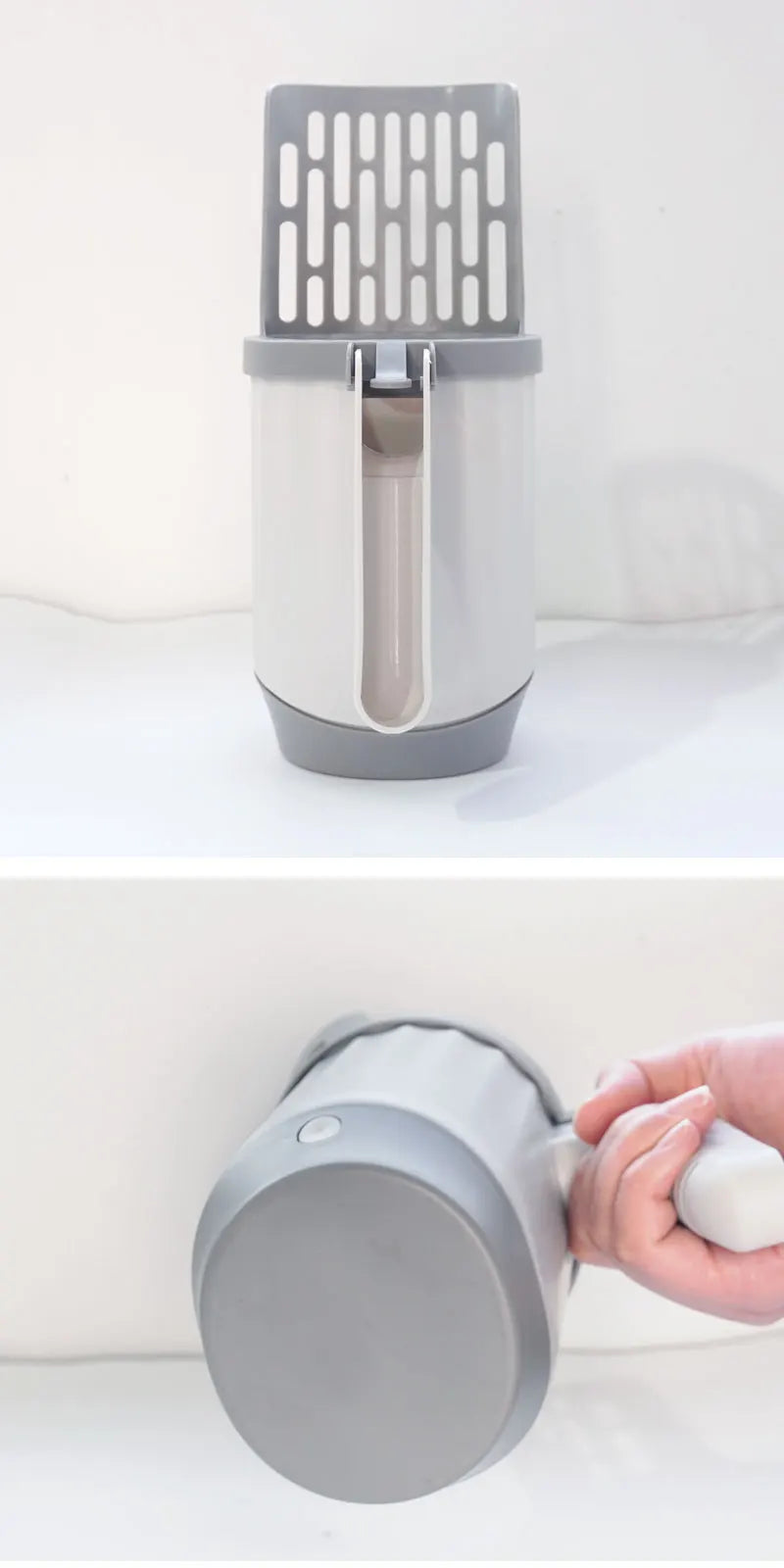 Cat Litter Scoop with Refill Bag – Self-Cleaning Garbage Picker