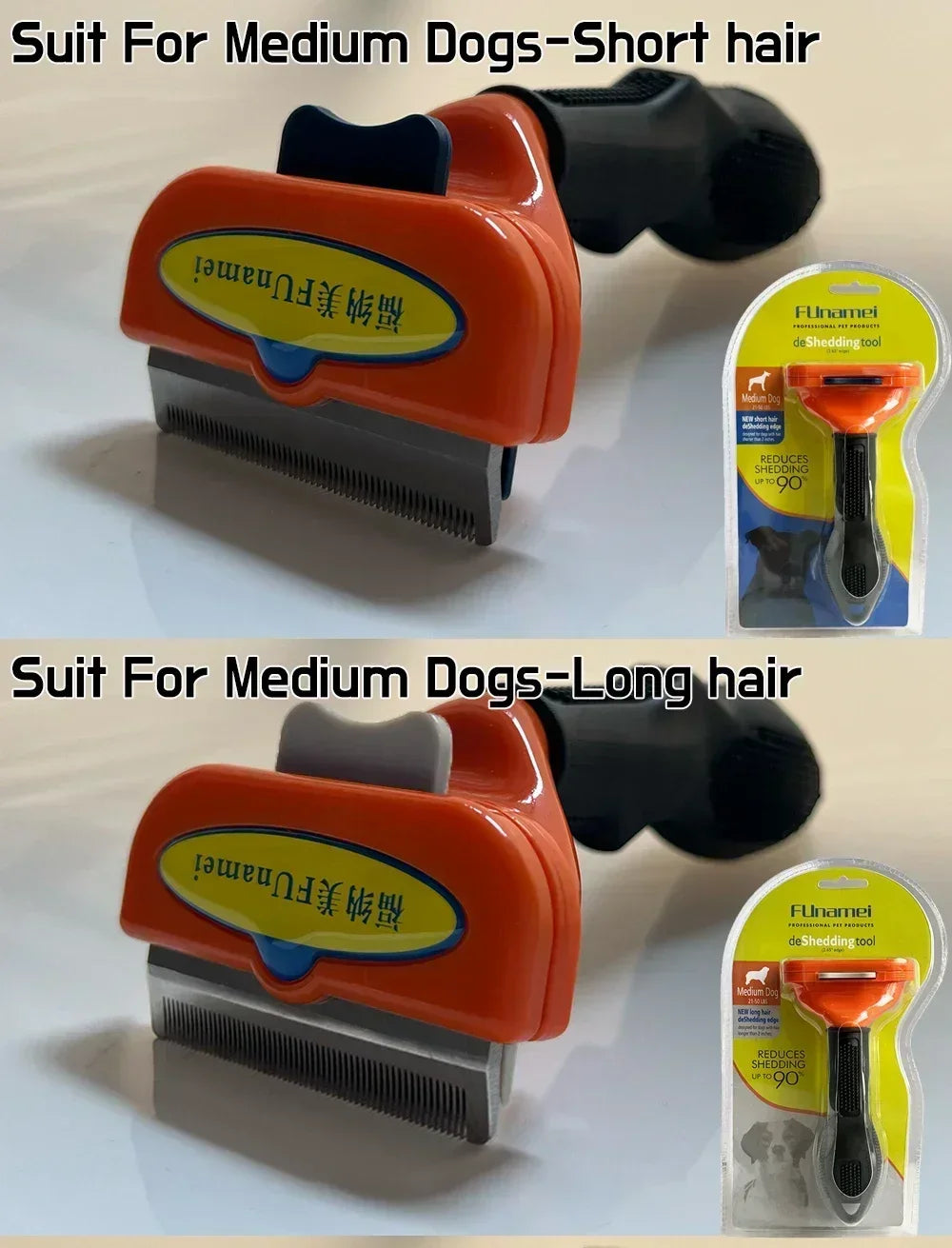 Cat & Dog Hair Removal Comb – Pet Grooming & Massage Brush