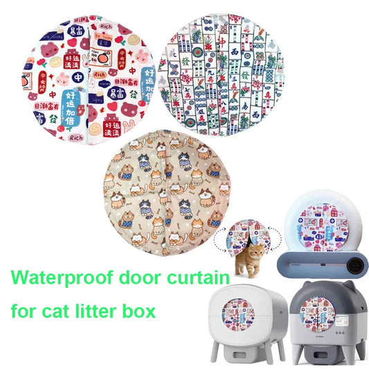 Waterproof Cat Basin with Magnetic Door – Odor & Dust Proof for TONEPIE Litter Box