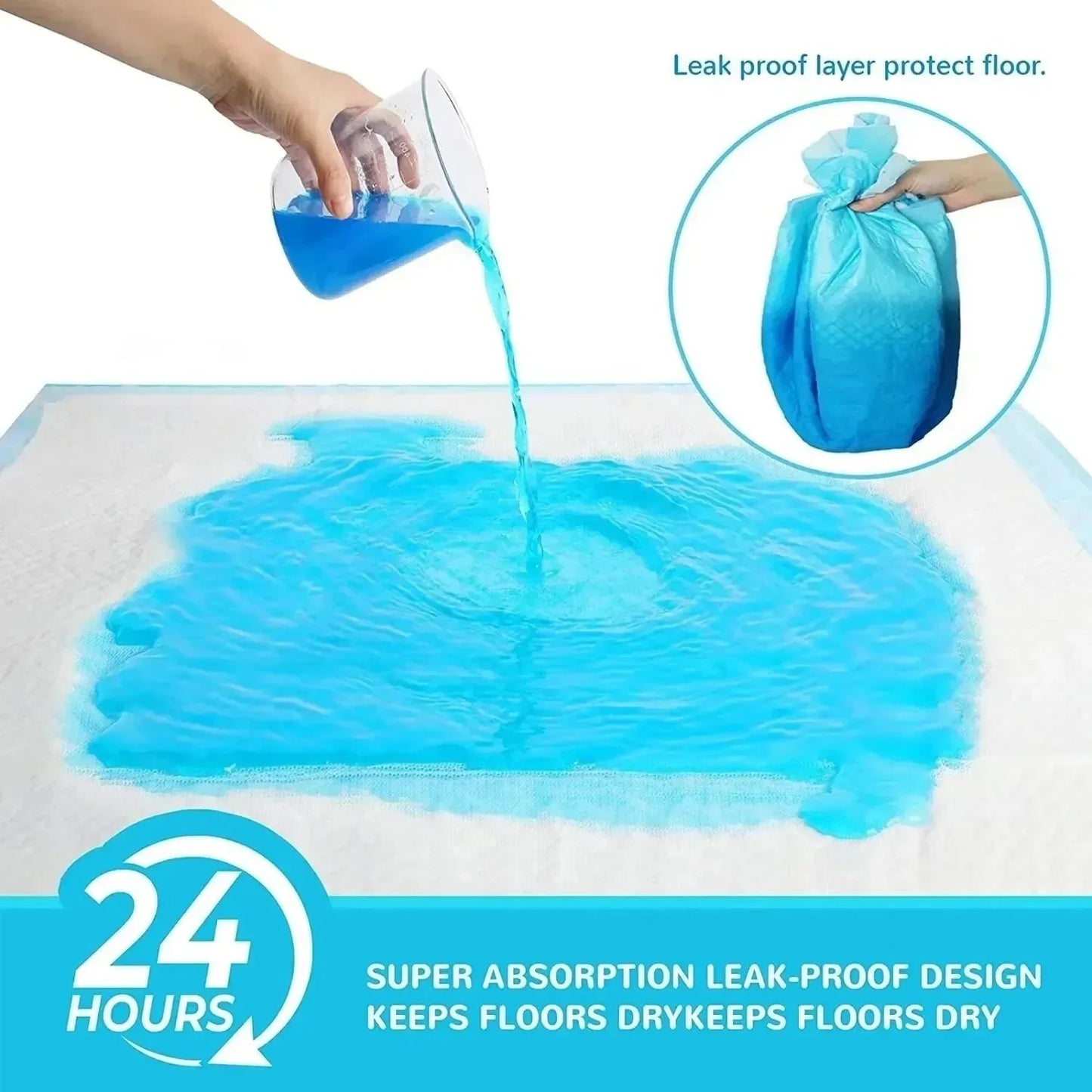 Super Absorbent Quick-Dry Pet Pee Pads – Disposable & Deodorizing