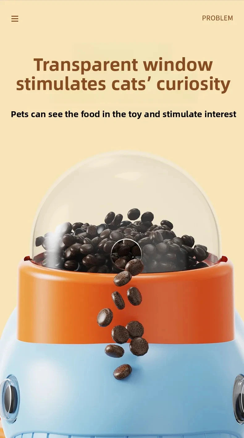 Interactive Slow Feed Treat Dispenser – Puzzle Toy for Dogs & Cats