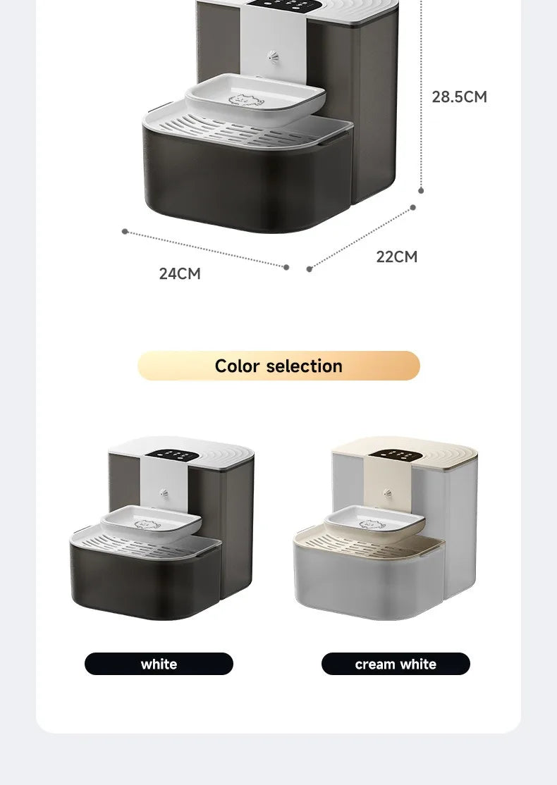 "Smart Wireless Cat Water Fountain 4.5L – Silent & Rechargeable"