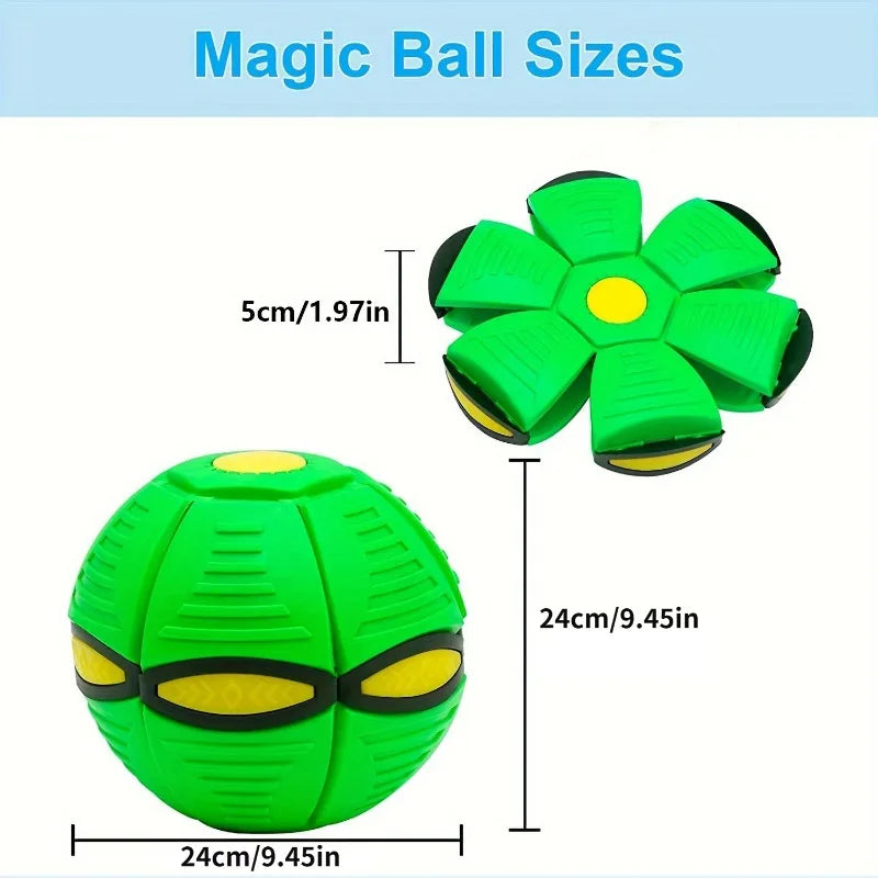 Interactive UFO Ball – Magic Dog Toy for Outdoor Training & Play