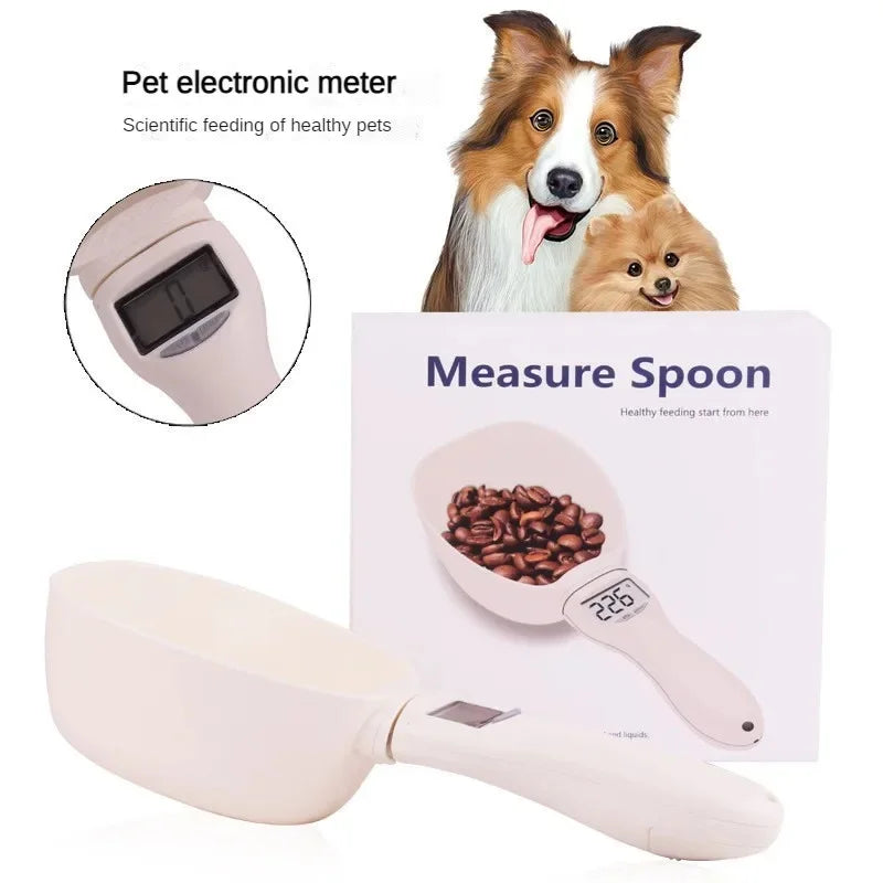 "Digital Pet Food Scoop Scale – LED Display"