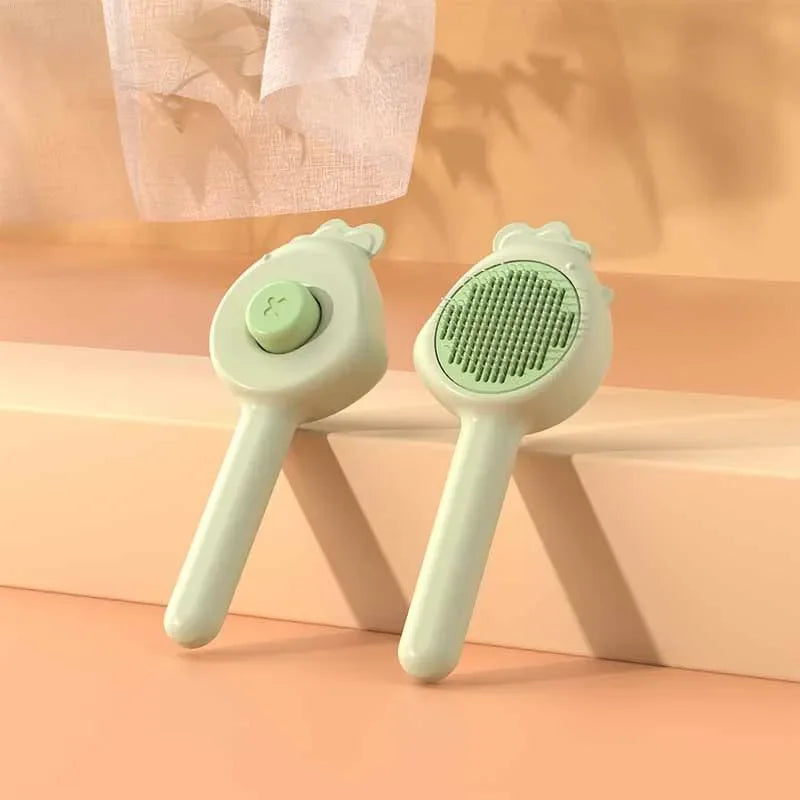 Self-Grooming Pet Massage Brush – Hair Removal Comb for Cats & Dogs