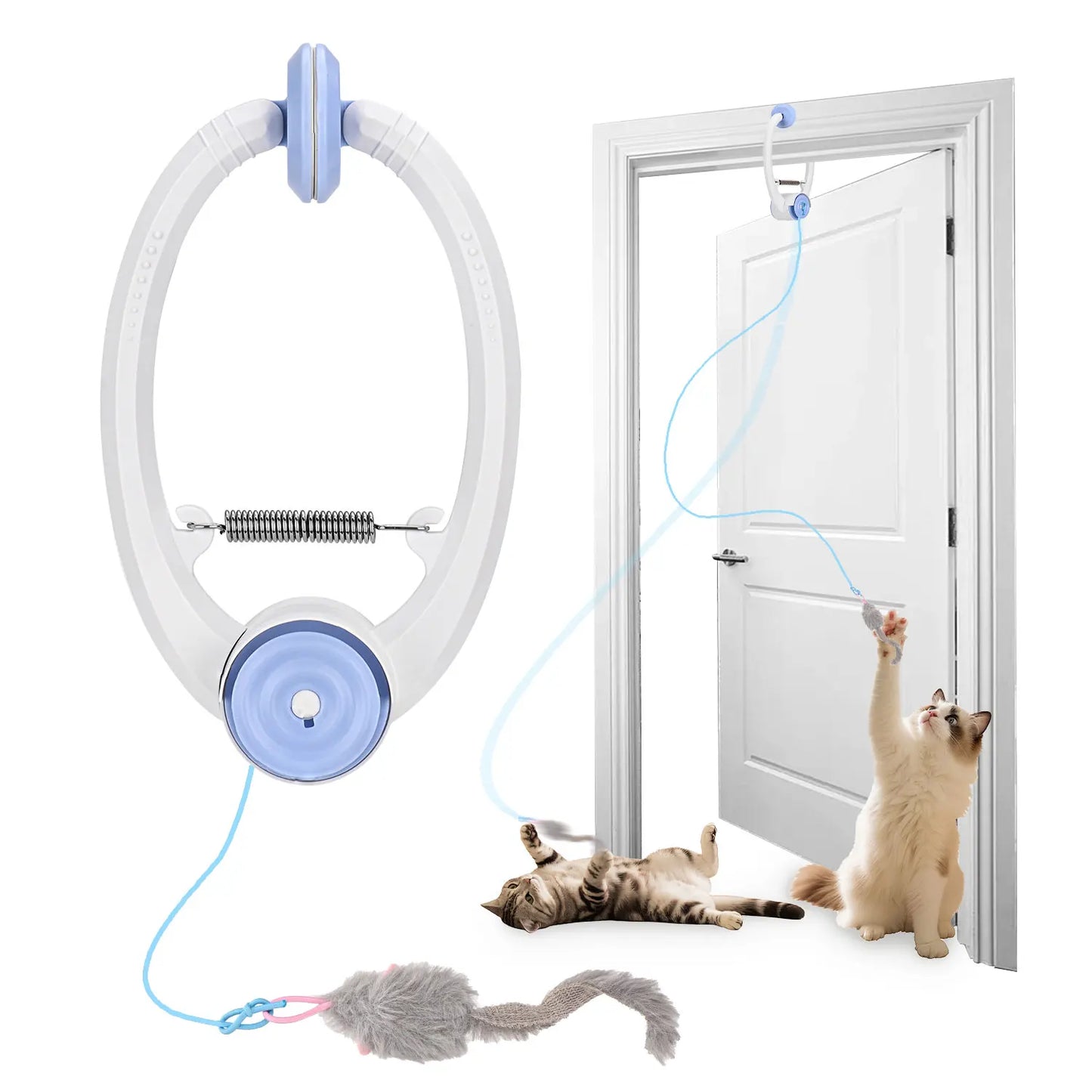 Electric Hanging Cat Toy – USB Rechargeable Interactive Self-Play for Kittens
