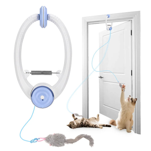 Electric Hanging Cat Toy – USB Rechargeable Interactive Self-Play for Kittens