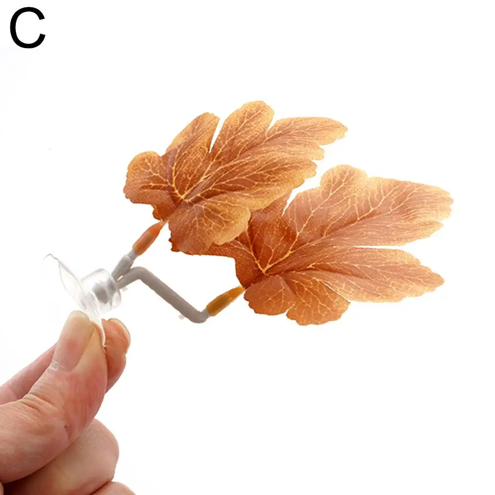 New Fish Tank Simulation Leaf Fighting Fish Resting Laying Eggs Ornamental