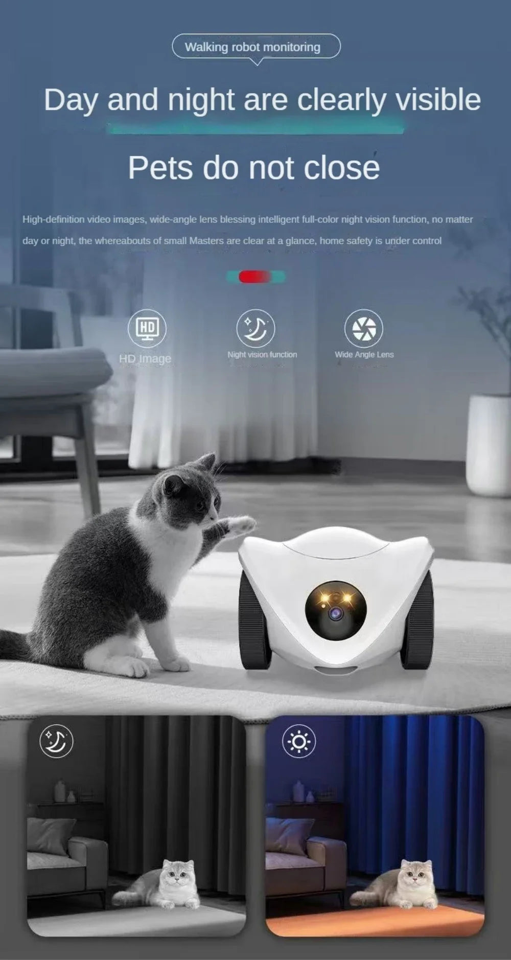Pethiphop Smart 360° Pet Treat Dispenser Camera