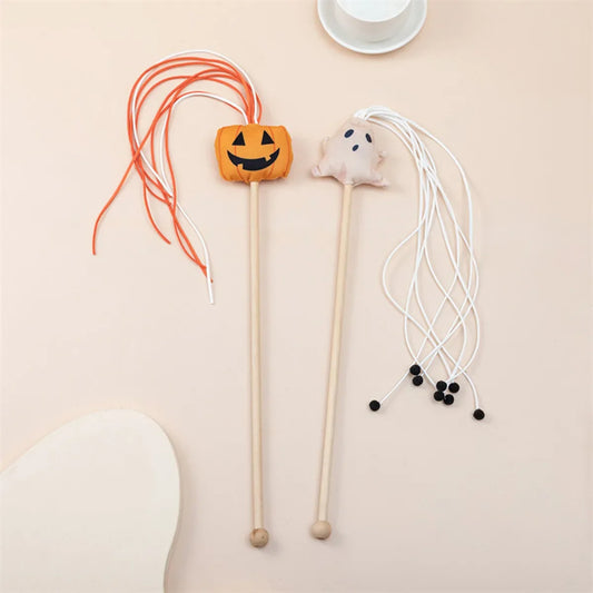 Halloween Cat Teaser Stick Toy