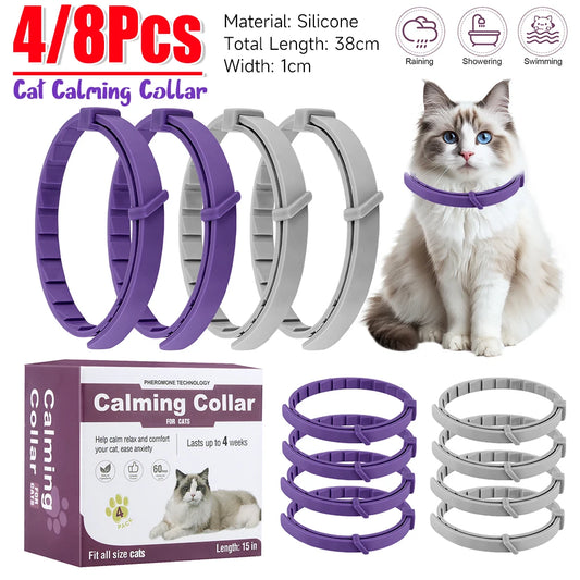 Natural Calming Pet Collar – Long-Lasting Soothing & Relaxing for Cats & Dogs