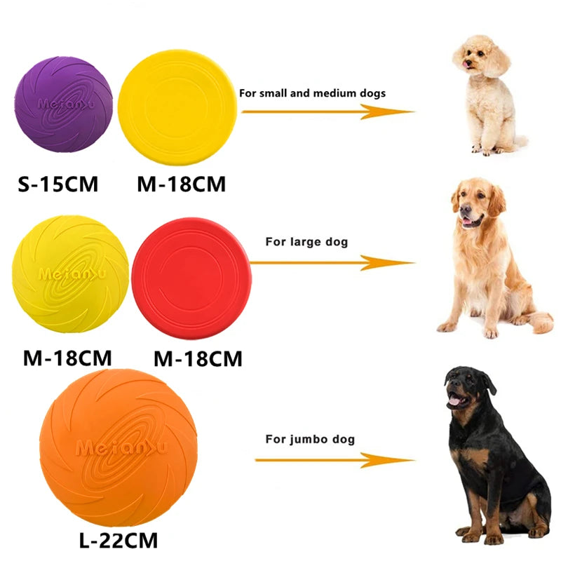 Durable Bite-Resistant Dog Flying Disc – Outdoor Interactive Training Toy