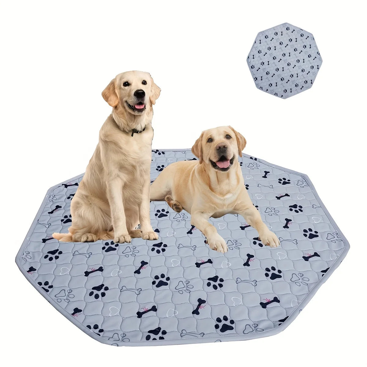 Washable Reusable Dog Pee Pad – Absorbent Training Mat