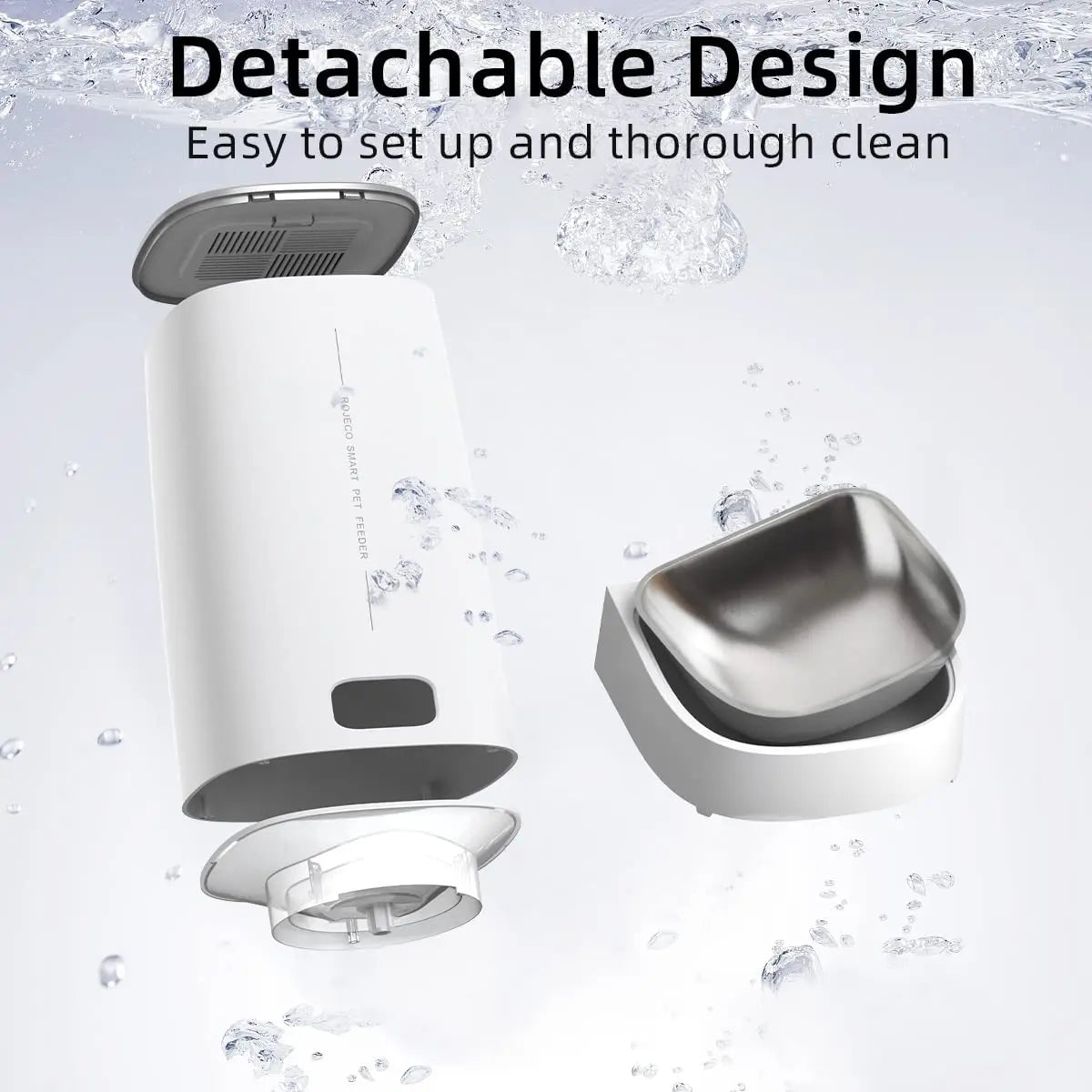 WiFi Smart Pet Feeder – Automatic Kibble Dispenser for Cats & Dogs