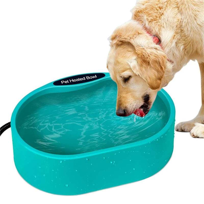 3.7L Automatic Heated Water Bowl – Temperature-Controlled Pet Feeder