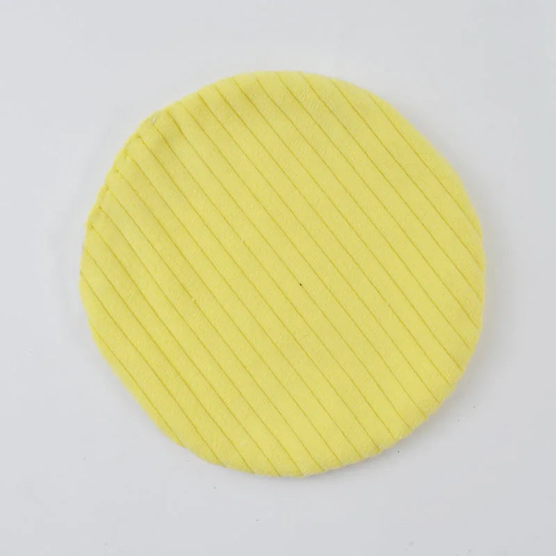 Warm Fleece-Lined Parrot Nest – Hanging Yellow Bed for Small Birds