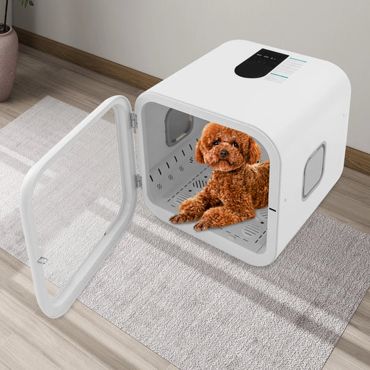 800W Pet Grooming Dryer Box – Fast Hair Drying, Sanitizing & Sterilizing System for 2–3 Cats & small dogs