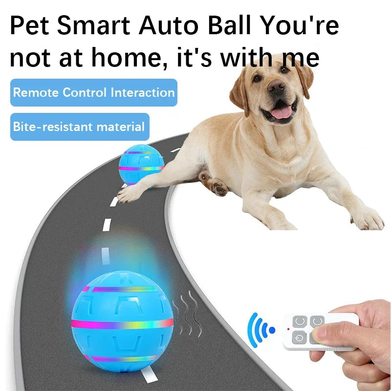 Remote Control Dog Toy Ball – Intelligent, Flash & Rechargeable Pet Toy